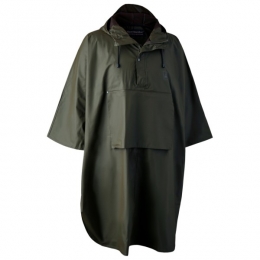 Deerhunter-HurricaneRainPoncho-PonchomaatXXL-4XLzwartolijfgroen