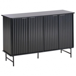 Beliani-GLASTONBURY-Dressoir-Zwart-MDF