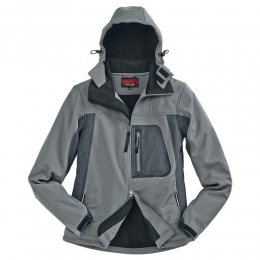 OWNEYSoftshell-jackCompaniongrijsMaatXXSUnisex