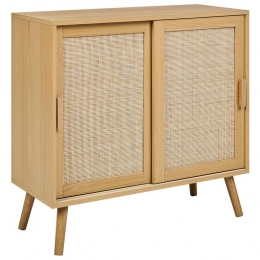 Beliani-HODGEN-Dressoir-Lichtbruin-Hout