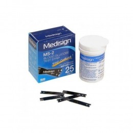 TestjezelfnuTeststripsGlucosemeterMM1000KatEnHond25stuks