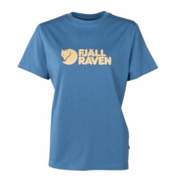 FjllrvenDamesT-ShirtLogoTeeWdawnblueMaatL