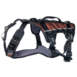 Non-stopdogwearHondentuigRockHarnessLongblackorangeMaatL