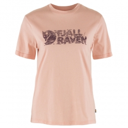 FjllrvenDamesT-shirtLushLogoT-ShirtWchalkroseMaatL