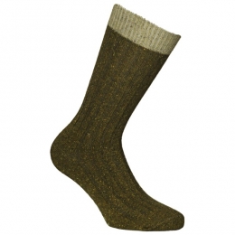 AlpacasocksCo-MerinoSilkRibCrew-Multifunctionelesokkenmaat36-39olijfgroen