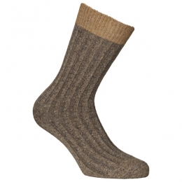 AlpacasocksCo-MerinoSilkRibCrew-Multifunctionelesokkenmaat36-39bruin