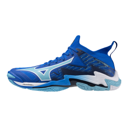 MizunoWAVELIGHTNINGNEO3VolleybalschoenenMugenbluewhiteestateblueDamesHerenMaat50