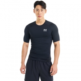 UnderArmourHeatGearOndershirtZwartWit