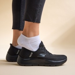 SkechersSlip-insGoWalkInstapperszwartTextiel