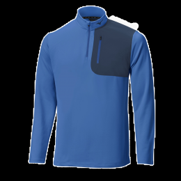MizunoEssential14ZipDazzlingBlauwDamesHerenMaatS