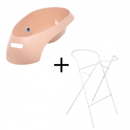 TeggiLightPinkBadmetStopinclWitteBadstandaard