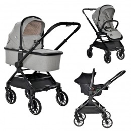 LorelliReyaGrey3-in-1KinderwageninclAutostoel1002195-2406