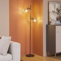 LindbyLucandeArintheavloerlamp2-lampszwartstaalE14