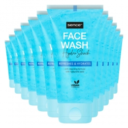 12xSenceFaceWashAlleHuidtypesHydroShock150ml