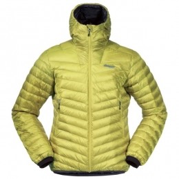 Bergans-SenjaDownLightJacketwithHood-DonsjackmaatXLgeelolijfgroen
