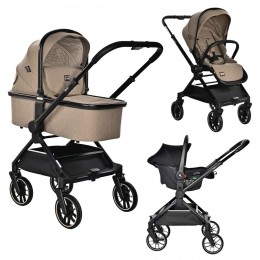 LorelliReyaBrown3-in-1KinderwageninclAutostoel1002195-2415