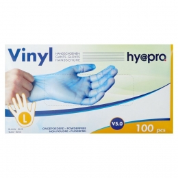 PharmexHandschoenenBlauwVinyllPoedervrij100