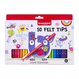 BruynzeelKids-viltstiften-50stuks