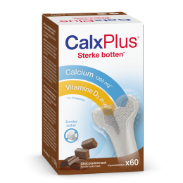 CalxPlusChocoladesmaak60Kauwtabletten