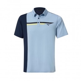 MizunoQDElitePanelPoloBlauwbellHerenMaatS