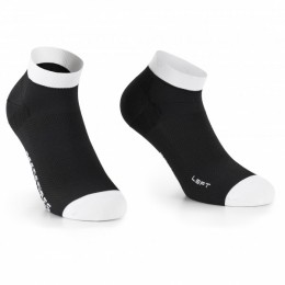 ASSOS-RSSocksSuperlgerLow-Fietssokkenmaat35-38zwartwit