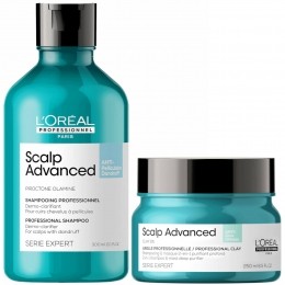 LOralProfessionnelSeriExpertScalpAdvancedAnti-DandruffShampooandMaskRoutineforOilyDandruffHair