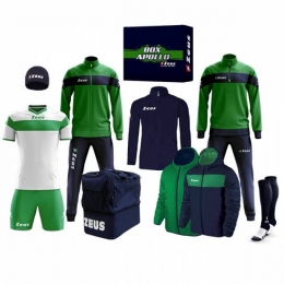 ZeusApolloVoetbaltenueTeamkledingbox12-deligNavyGroen