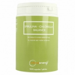 SpirulinaChlorCaps500NaturalEnergyLabophar