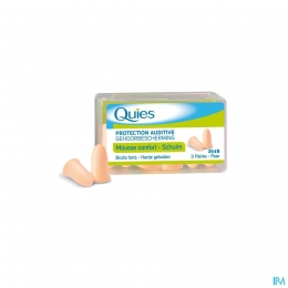 QuiesGehoorbeschermingSchuimHardeGeluiden3PaarOordopjes