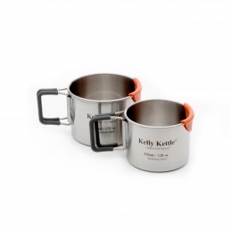 KellyKettle-CampingCupsSet-Bekermaat350ml500mlgrijs