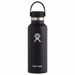 HydroFlask-StandardMouthwithStandardFlexCap-Isoleerflesmaat621mlzwartgrijs