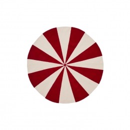KaveHomeRondVloerkleedWirla100cm-Rood
