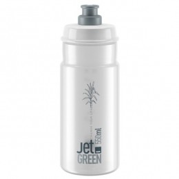 Elite-JetGreen-Fietsbidonmaat950mlgrijswit