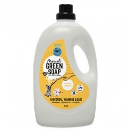 4xMarcelsGreenSoapWasmiddelKatoenVanille69Wasbeurten3liter