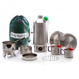 KellyKettle-UltimateBaseCampKit-DrogebrandstofkookstelmaatOneSizestainlesssteel