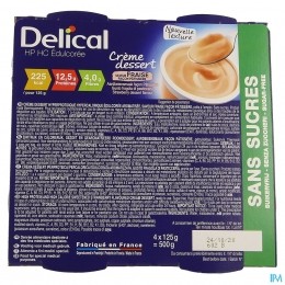 DelicalCremeDessertHp-hcZsuikAardbei4x124g