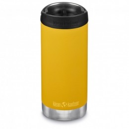 KleanKanteen-TKWideVacuumInsulatedmetCafCap-Isoleerflesmaat592mlgeel