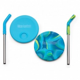 KleanKanteen-KidsKanteenCupStrawLid2erPack-Dekselblauw