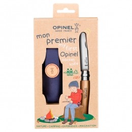 Opinel-No07KindermessermitEtui-Mesmaat75cmbeech