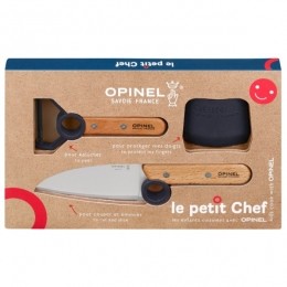 Opinel-LePetitChefKinder-Kchen-Set3-teilig-Keukensetmaat3-teiligbeige