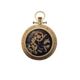 OutletNWandklokMessingmetRatels2100050053280-WarentuinCollection