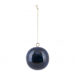 HouseDoctorkerstbalblauw6cm