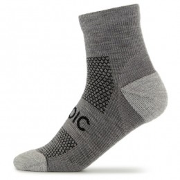 Stoic-MerinoRunningQuarterlightsocks-Hardloopsokkenmaat39-41grijs