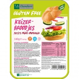 DamhertKeizerbroodjesGlutenvrij140gr