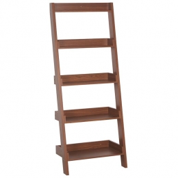 Beliani-MOBILETRIO-Boekenkast-Donkerehoutkleur-MDF