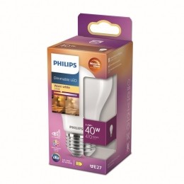 PhilipsLEDLampMat-40W-E27-Dimbaarwarmwitlicht