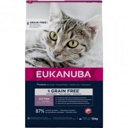 EukanubaKittenGraanvrijKattenvoerZalm10kg