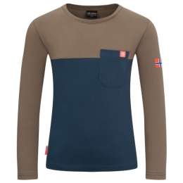 Trollkids-KidsBergenLongsleeve-Longsleevemaat164bruinblauw