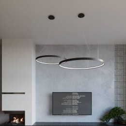 SOLLUXLIGHTINGLEDhanglampRio55horizontaal3000Kzwart