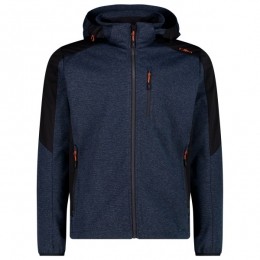 CMP-JacketZipHoodSoftshell-Softshelljackmaat54blauw